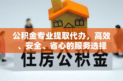 阳山公积金专业提取代办，高效、安全、省心的服务选择