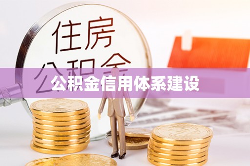 阳山公积金信用体系建设