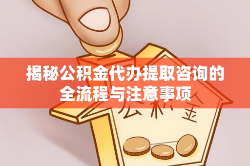 阳山揭秘公积金代办提取咨询的全流程与注意事项