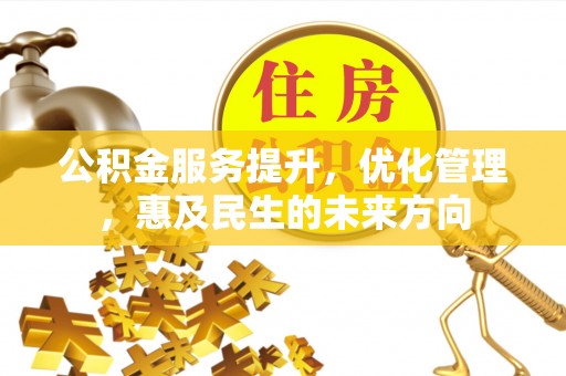 阳山公积金服务提升，优化管理，惠及民生的未来方向
