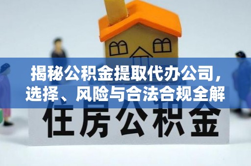 阳山揭秘公积金提取代办公司，选择、风险与合法合规全解析