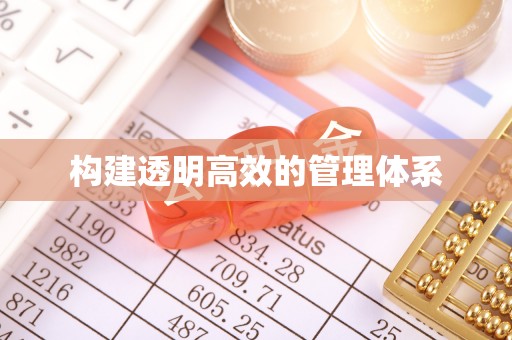 阳山构建透明高效的管理体系