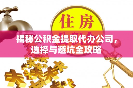 阳山揭秘公积金提取代办公司，选择与避坑全攻略
