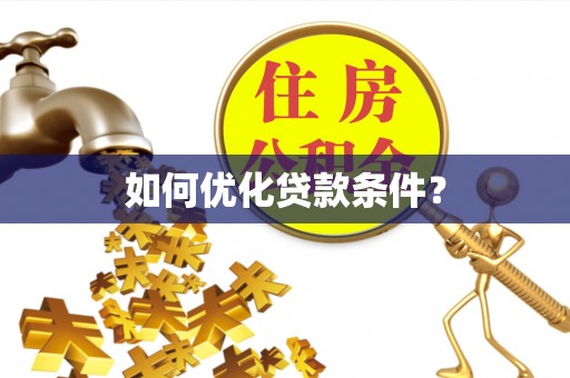 阳山如何优化贷款条件？