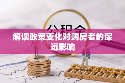 阳山解读政策变化对购房者的深远影响