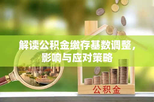 阳山解读公积金缴存基数调整，影响与应对策略