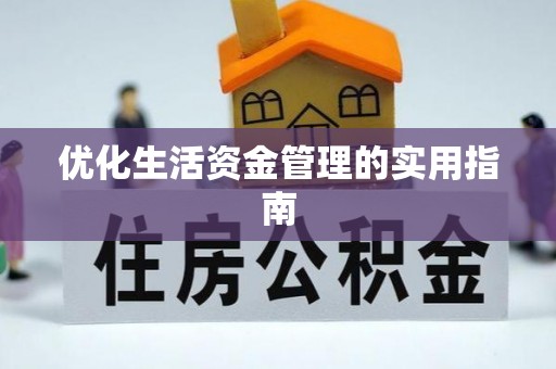 阳山优化生活资金管理的实用指南