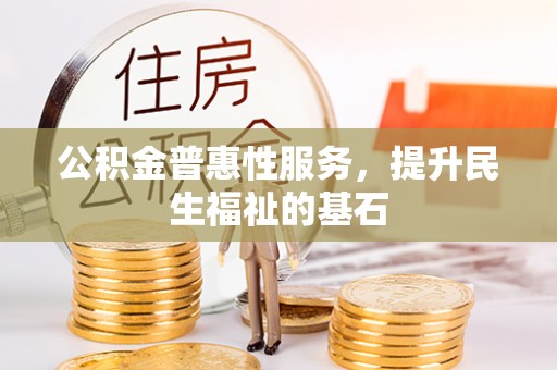 阳山公积金普惠性服务，提升民生福祉的基石