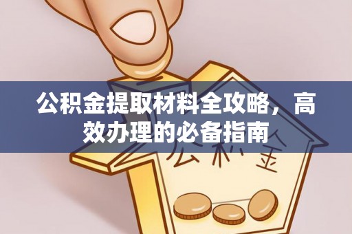 阳山公积金提取材料全攻略，高效办理的必备指南