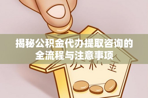 阳山揭秘公积金代办提取咨询的全流程与注意事项