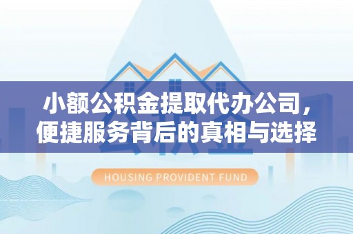 阳山小额公积金提取代办公司，便捷服务背后的真相与选择