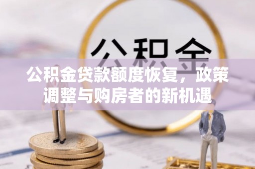 阳山公积金贷款额度恢复，政策调整与购房者的新机遇