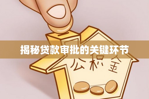 阳山揭秘贷款审批的关键环节