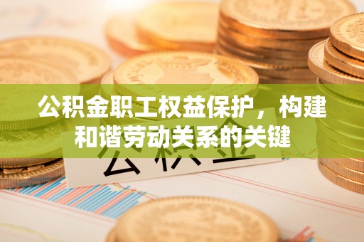阳山公积金职工权益保护，构建和谐劳动关系的关键