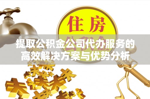阳山提取公积金公司代办服务的高效解决方案与优势分析
