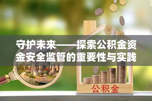 阳山守护未来——探索公积金资金安全监管的重要性与实践路径