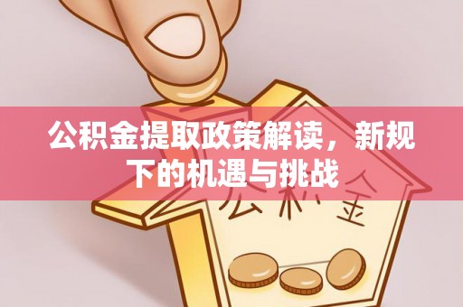阳山公积金提取政策解读，新规下的机遇与挑战