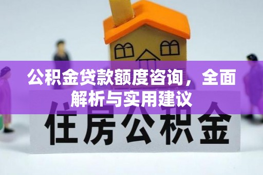 阳山公积金贷款额度咨询，全面解析与实用建议