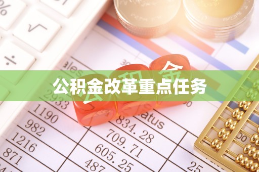 阳山公积金改革重点任务