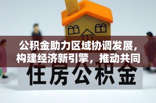 阳山公积金助力区域协调发展，构建经济新引擎，推动共同富裕