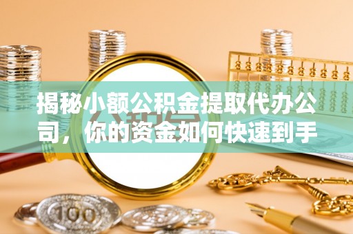 阳山揭秘小额公积金提取代办公司，你的资金如何快速到手？
