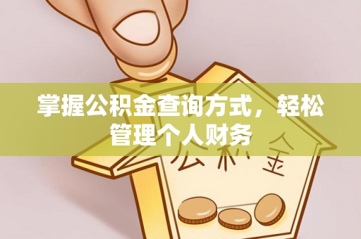 阳山掌握公积金查询方式，轻松管理个人财务
