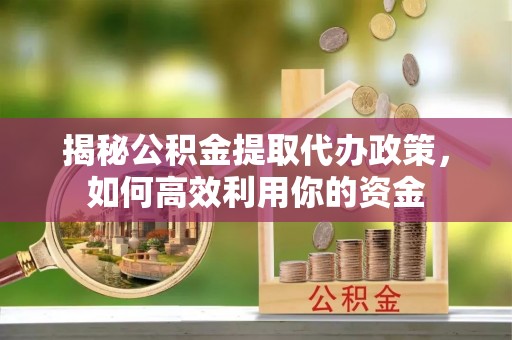阳山揭秘公积金提取代办政策，如何高效利用你的资金