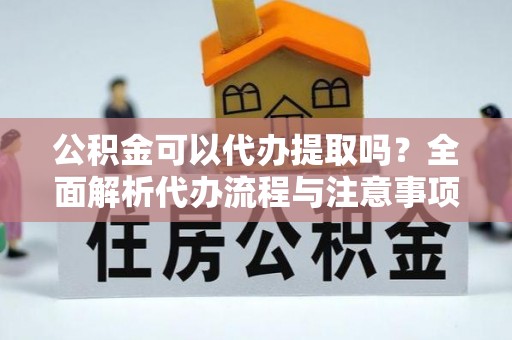 阳山公积金可以代办提取吗？全面解析代办流程与注意事项