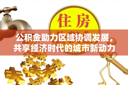 阳山公积金助力区域协调发展，共享经济时代的城市新动力